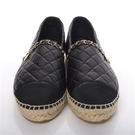 chanel quilted espadrilles